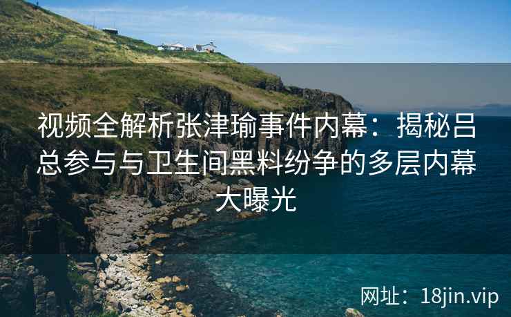 视频全解析张津瑜事件内幕：揭秘吕总参与与卫生间黑料纷争的多层内幕大曝光