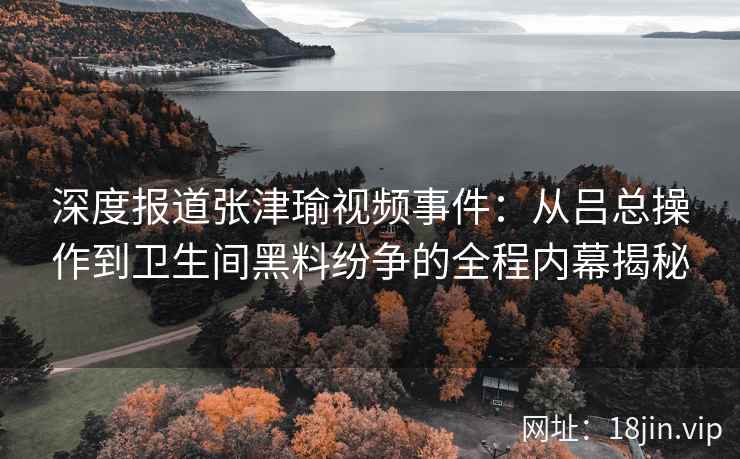 深度报道张津瑜视频事件：从吕总操作到卫生间黑料纷争的全程内幕揭秘